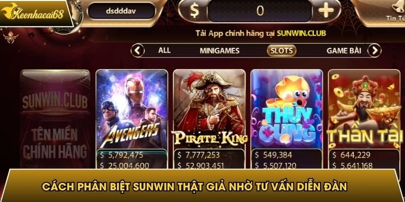 Cách phân biệt Sunwin thật giả nhờ tư vấn diễn đàn uy tín