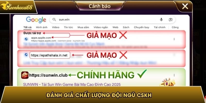Đánh giá chất lượng đội ngũ CSKH để xác định nền tảng uy tín